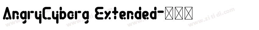 AngryCyborg Extended字体转换